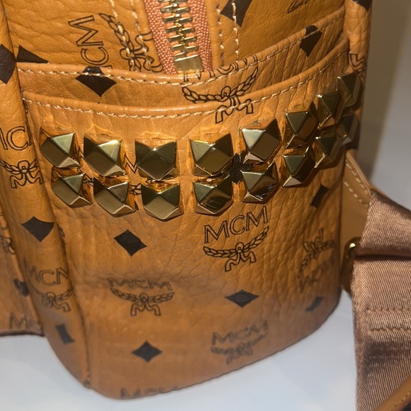 MCM Stark Side Stud Small Backpack - Picture 11 of 16